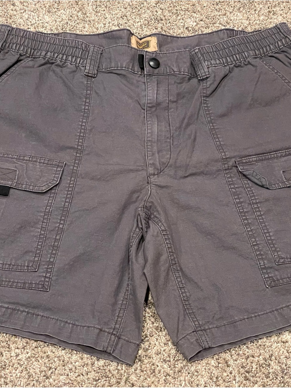 The Foundry Supply Co. Men's Cargo Shorts - Charcoal Gray